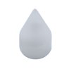 UP10765B-3/4" X 1-7/8" Chrome Plastic Spike Nut Cover - Push-On (Bulk)