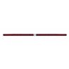 UP36797-Dual 14 LED 12" Reflector Light Bars With Bezel - Red LED/Red Lens