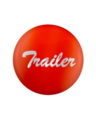 UP23229-1O-"Trailer" Glossy Air Valve Knob Candy Color Sticker - Cadmium Orange