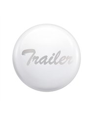 UP23229-1W-"Trailer" Glossy Air Valve Knob Candy Color Sticker - Pearl White