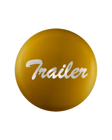 UP23229-1Y-"Trailer" Glossy Air Valve Knob Candy Color Sticker - Electric Yellow