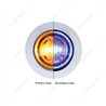 UP36840-3 LED 3/4" Mini Double Fury Light (Clearance/Marker) - Amber LED/Blue LED