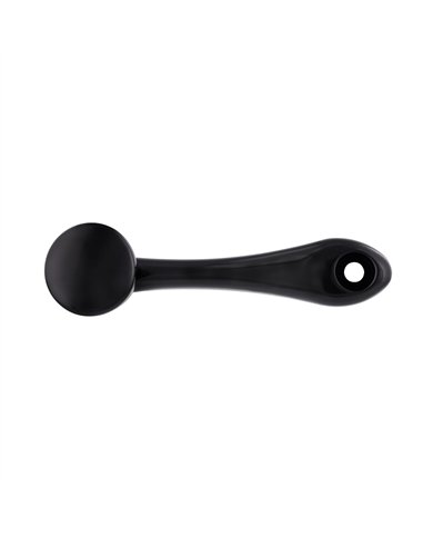 UP24038-Black Die-Cast Window Crank With 3/8  Square Adapter - Plain