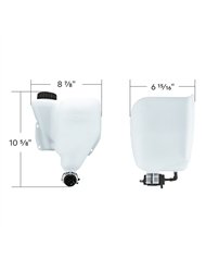 UP25003-Washer Fluid Reservoir For 1989-2007 Peterbilt 379