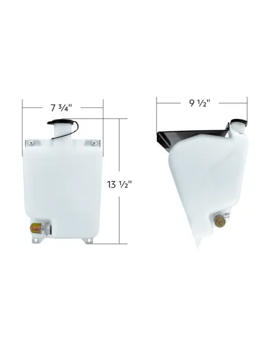 UP25004-Washer Fluid Reservoir For 1995-2019 Kenworth W900