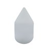 UP10766B-3/4" X 2-5/16" Chrome Plastic Spike Nut Cover - Push-On (Bulk)