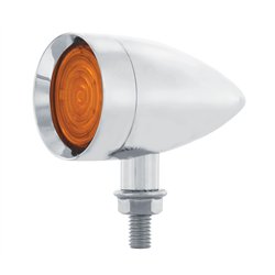 UP36859-9 LED Dual Function Mini Bullet Light - Amber LED/ Amber Lens