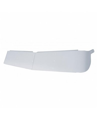 UP28002-12" Stainless Curved Windshield Drop Visor For 1995-2006 Kenworth W900