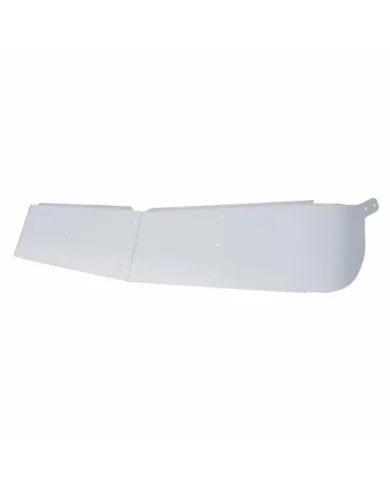 UP28002-12" Stainless Curved Windshield Drop Visor For 1995-2006 Kenworth W900