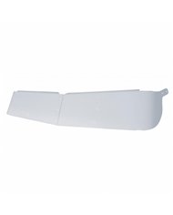 UP28002-12" Stainless Curved Windshield Drop Visor For 1995-2006 Kenworth W900