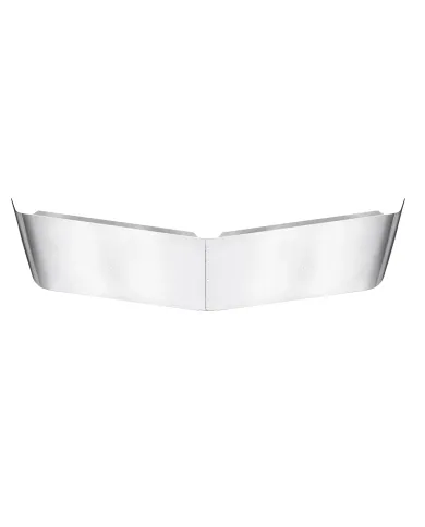 UP28006-13" Stainless Drop Sunvisor For Petebilt 379, 385, 357