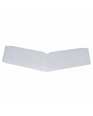 UP28011-14" Stainless Ultra Cab Drop Sunvisor For 1997-2001 Peterbilt 379