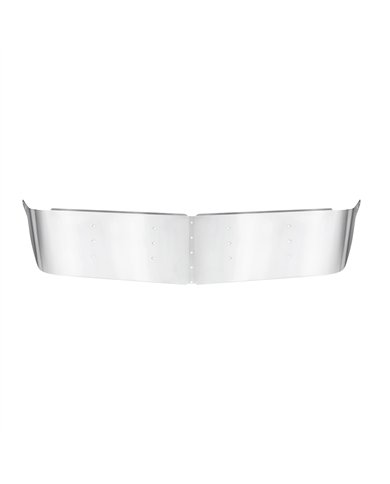 UP28013-13-1/2" Stainless Curved Drop Visor For 1995-2006 Kenworth W900