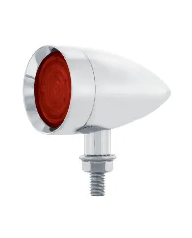 UP36860-9 LED Dual Function Mini Bullet Light - Red LED/Red Lens