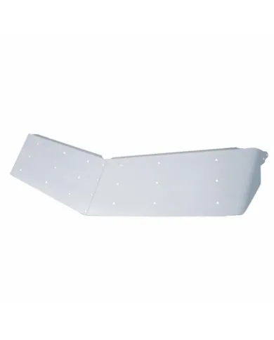 UP28015-14" Stainless Ultra Cab Drop Sunvisor For 2002+ Peterbilt 379