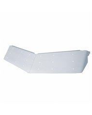 UP28015-14" Stainless Ultra Cab Drop Sunvisor For 2002+ Peterbilt 379