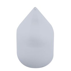 UP10767B-15/16" X 2.5" Chrome Plastic Spike Nut Cover - Push-On (Bulk)