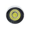 UP36908-3 High Power LED 1" Light (Clearance/Marker) With Visor - White LED/Clear Lens