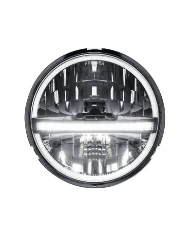 UP31020-ULTRALIT - 20 High Power LED 5-3/4" Headlight With LED DRL/Position Light - Black