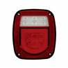 UP36910-LED GloLight Universal Combination Tail Light Without License Light (Card)