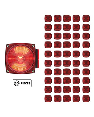 UP31131P50-Under 80" Wide Combination Trailer Light Without License Light (50 Pcs)