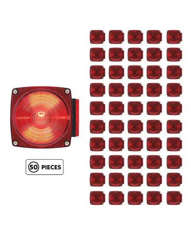 UP31131P50-Under 80" Wide Combination Trailer Light Without License Light (50 Pcs)