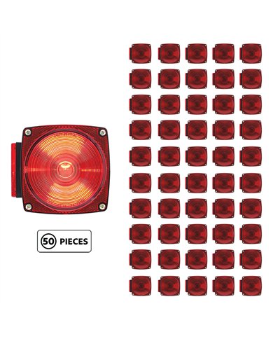 UP31132P50-Under 80" Wide Combination Trailer Light With License Light (50 Pcs)
