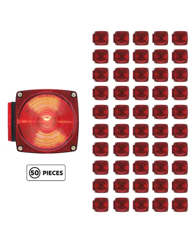 UP31132P50-Under 80" Wide Combination Trailer Light With License Light (50 Pcs)