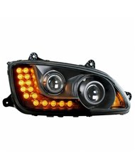 UP31161-Blackout Projection Headlight Assembly For 2008-2017 Kenworth T660 - Passenger