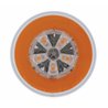 UP36923-18 LED 4" Round GloLight (Turn Signal) - Amber LED/Amber Lens (Card)