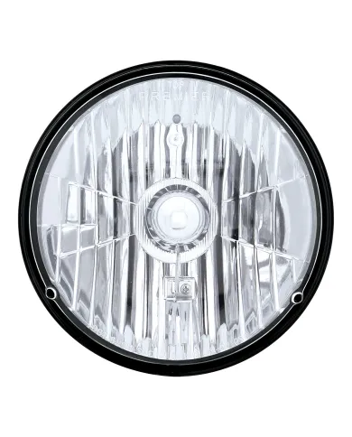 UP31387-7" Crystal Headlight, Glass Lens
