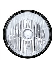 UP31387-7" Crystal Headlight, Glass Lens