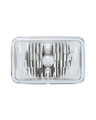 UP31390- 4" X 6" Crystal Rectangular Headlight, Glass Lens - High Beam