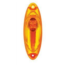 UP36951-3 Amber LED Reflector Cab Light For 2008-2017 Freightliner Cascadia - Amber Lens