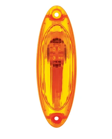 UP36951-3 Amber LED Reflector Cab Light For 2008-2017 Freightliner Cascadia - Amber Lens