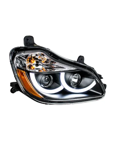 UP31457-Black Projection Headlight With LED Position Light For 2013-2021 Kenworth T680 - Passenger