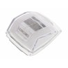 UP36967-24 LED GloLight Square Cab Light - Amber LED/Clear Lens