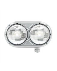 UP32187-Headlight Assembly With Halogen Bulbs & 304 SS Housing For Peterbilt 359 - Passenger