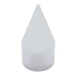 UP10770-1-1/2" x 4-1/8" Chrome Plastic Spike Nut Covers - Push-On (10-Pack)
