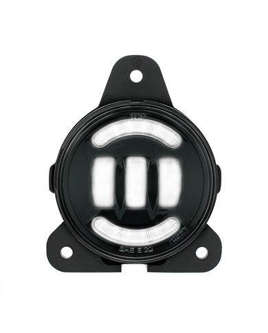 UP32816-Blackout 6 LED Competition Series Projector Fog Light For 2018-2024 Volvo VNR