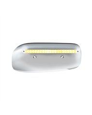 UP32859-19 LED Rear Headlight Housing Cover For 2008-2023 Peterbilt 389 (Passenger)-Amber LED/Clear Lens