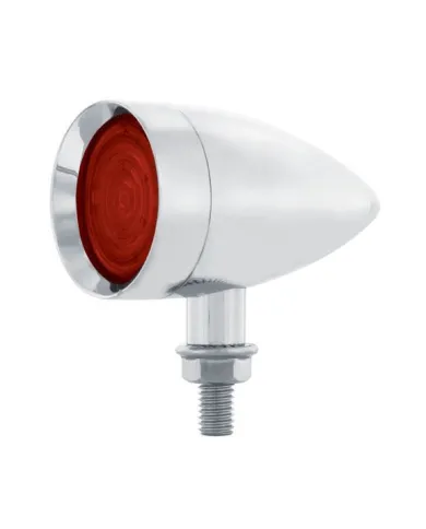 UP36997-9 LED Mini Bullet Light - Red LED/Red Lens