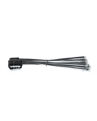 UP34210P50-2 Wire Pigtail With 2 Prong Plug - 6" Lead (50-Pack)