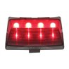 UP37094-8 LED Fender Tip Light For Harley Motorcycle- Red LED/Smoke Lens