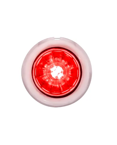 UP34848-4 LED Dual Function 3/4" Mini Watermelon Light (Clearance/Marker) - Red LED/Red Lens