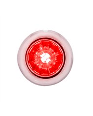 UP34848-4 LED Dual Function 3/4" Mini Watermelon Light (Clearance/Marker) - Red LED/Red Lens