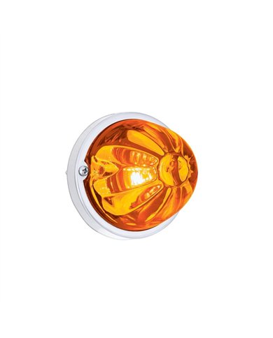 UP35009-Glass Watermelon Light Kit With LED Light-Amber LED/Amber Lens