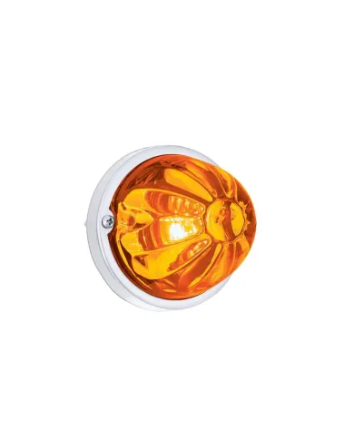 UP35009-Glass Watermelon Light Kit With LED Light-Amber LED/Amber Lens