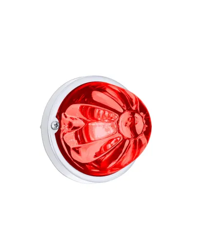 UP35011-Glass Watermelon Light Kit With LED Light-Red LED/Red Lens