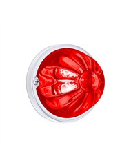UP35030-Glass Watermelon Light Kit With 4 LED Light-Red LED/Red Lens